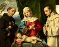 Italian, North - The Madonna and Child with Saints